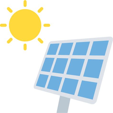 Solar panel Flat Color Flat icon