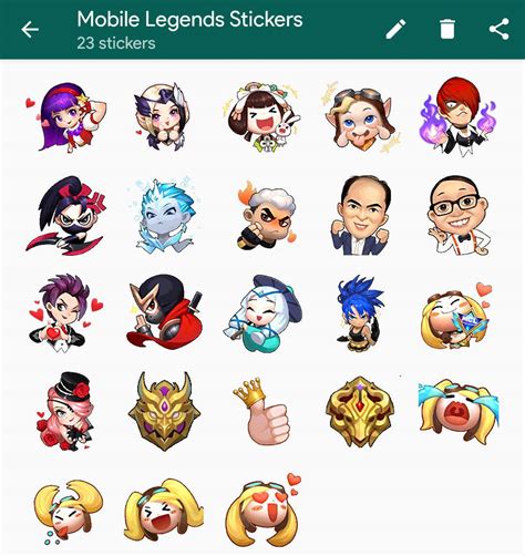 25+ Stiker Wa Mobile Legend, Yang Banyak Di Cari!