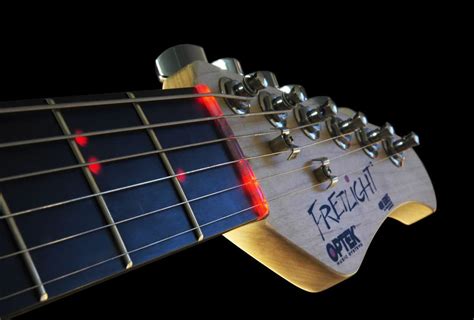 Fretlight LED learning guitar lights the way to quick and easy tuition