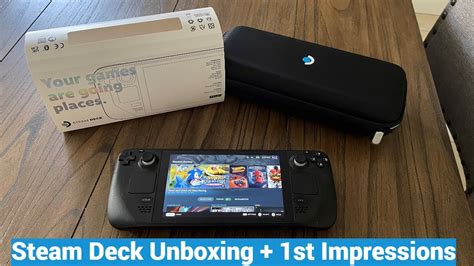 Steam Deck 512GB Unboxing, Gameplay, + 1st Impressions - Vulkan Caching ...