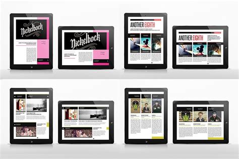 Tablet Magazines Bundle 4 | Digital magazine design, Brochure cover design, Indesign magazine ...