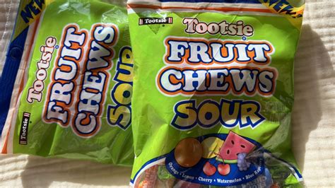 Tootsie Fruit Chews Sour Review: Tasty, But Not As Tart As The Name ...