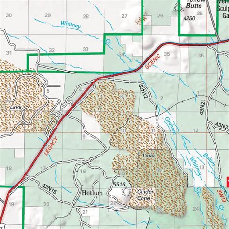 Klamath National Forest Visitor Map - East (2007) map by US Forest Service R5 - Avenza Maps ...