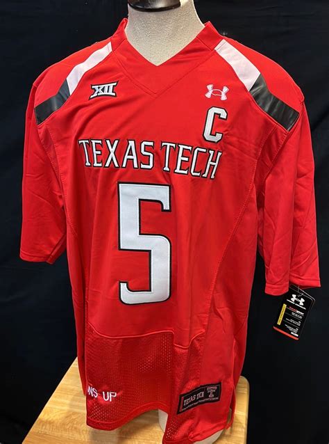 Patrick Mahomes Texas Tech Jersey red – Classic Authentics