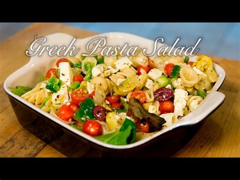 Greek Pasta Salad - YouTube