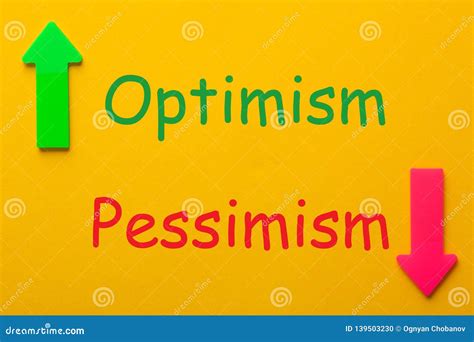 Optimism Pessimism Concept stock illustration. Illustration of ...