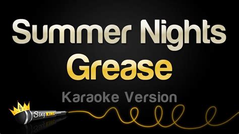 Grease - Summer Nights (Karaoke Version) - YouTube Music