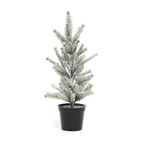 The Holiday Aisle® Artificial Fir Tree in Pot | Wayfair