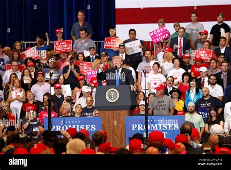 President Donald Trump 'Make America Great Again Rally' Stock Photo - Alamy