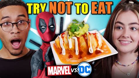 Video - Try Not To Eat Challenge - Marvel Vs. DC (Shang-Chi, Loki ...