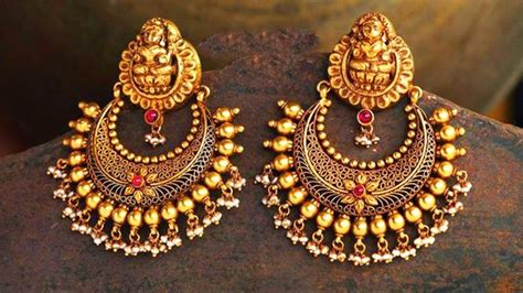 Trendy Chand Bali Earrings Designs - Dhanalakshmi Jewellers