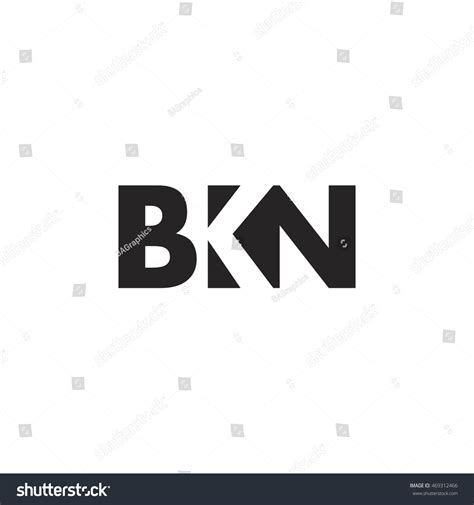 Bkn Logo Vector Graphic Branding Letter Stock Vector (Royalty Free) 469312466 | Shutterstock