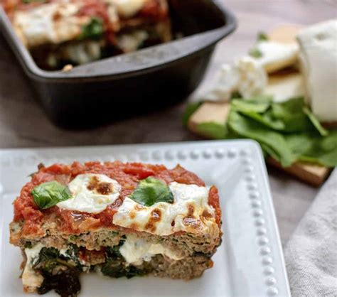 Italian Spinach & Mozzarella Stuffed Meatloaf - Wine a Little, Cook a Lot