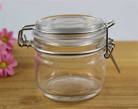 200ml Sealable Glass Jar,Hermetically Sealed Jar,Latch Lid Glass Jars ...