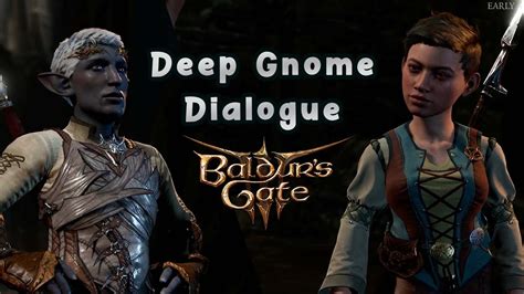 Baldur's Gate 3 Patch 8: Deep Gnome Dialogue for Roah Moonglow - YouTube