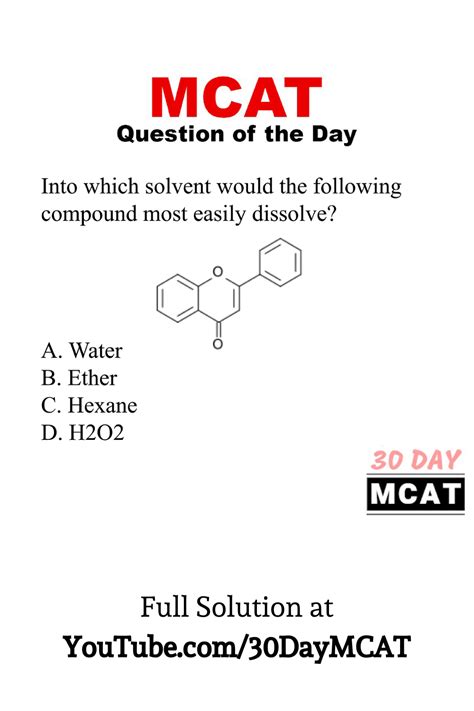 Over 100 different practice MCAT Organic Chemistry Questions for you to ...