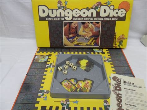 Vintage DUNGEON DICE Board Game by Parker Brothers, 1977 Complete! HTF ...