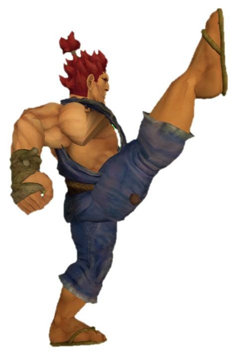 Akuma (SF4) kicking upwards 2 by TransparentJiggly64 on DeviantArt