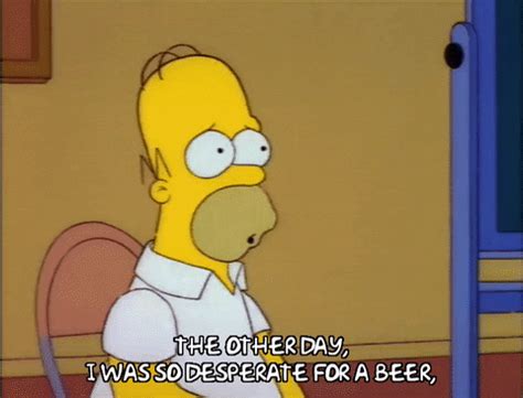 Homer Simpson Beer GIF - Find & Share on GIPHY