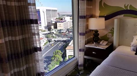 Bellagio "Resort Tower King" hotel room walkthrough - YouTube