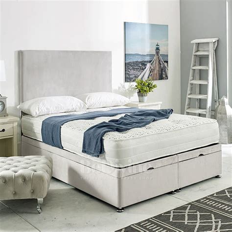 Classic Fabric Divan Ottoman Bed - BeDivine - The Bed & Mattress Shop