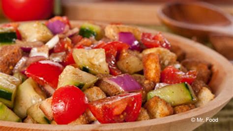 Mr. Food | Tuscan Bread Salad recipe - ABC30 Fresno