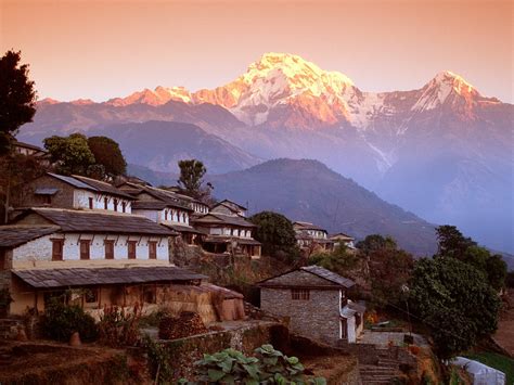 Ghandrung Village / Nepal / Himalaya wallpapers and images - wallpapers, pictures, photos