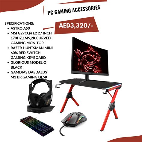 PC GAMING ACCESSORIES | GAMING AC - hypergamersuae