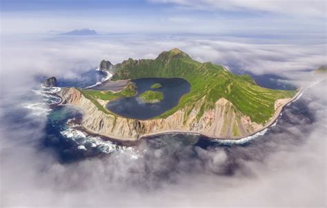 Wallpaper Russia, Sakhalin Oblast, Kraternyy images for desktop ...