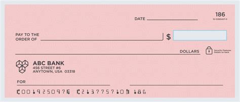 Editable Blank Check Template