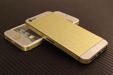 The iPhone 5s Gold Vinly Decal | Gadgetsin