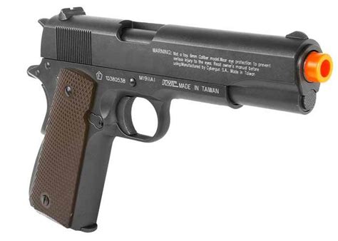 High Velocity Full Metal Colt 1911 CO2 Blowback Airsoft Pistol by KWC 380 FPS