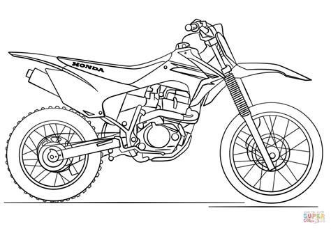 Honda Motorcycle Drawing at GetDrawings | Free download