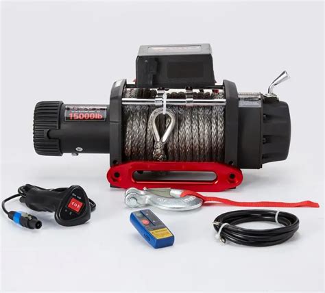 Heavy Duty Winch 15000lb 7 Ton Capacity Electric Trailer For Truck ...