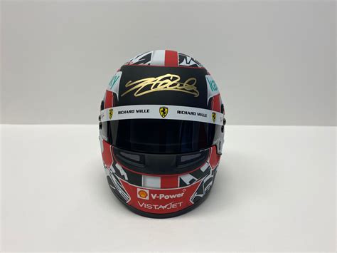 Charles Leclerc 2021 Mini Helmet - Autographed Collectables