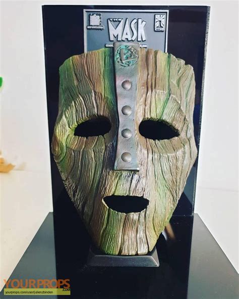 The Mask Replica Loki Mask Jim Carrey Sculpture Art & Collectibles ...