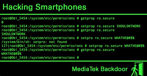 Hacking Smartphones Running on MediaTek Processors