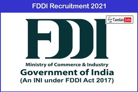 FDDI Recruitment 2021 Out - Apply Online 75 Manager Jobs