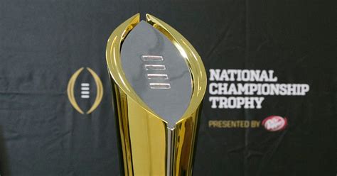 College Football Playoff national championship trophy unveiled