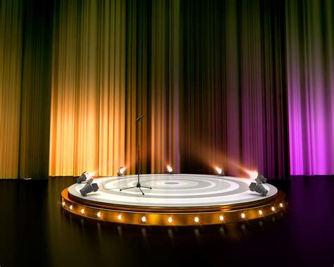 center circular stage with bottom lights | Episode interactive ...