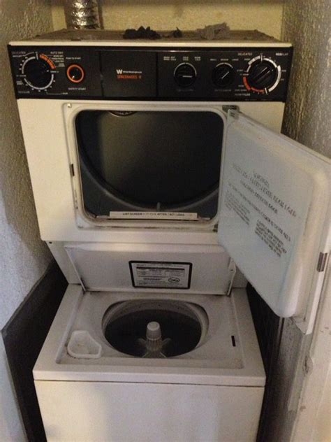 White Westinghouse Spacemates iii stackable washer/dryer for Sale in Los Angeles, CA - OfferUp