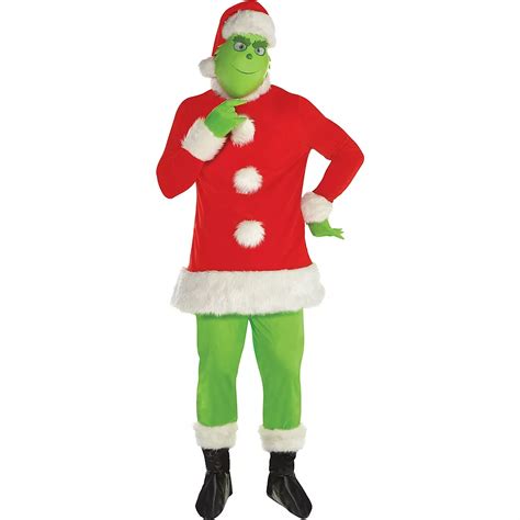 Adult Grinch Santa Costume | Party City Canada