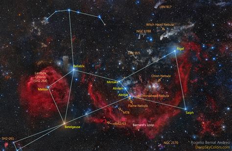 APOD: 2016 December 4 - Official Star Names for Orion