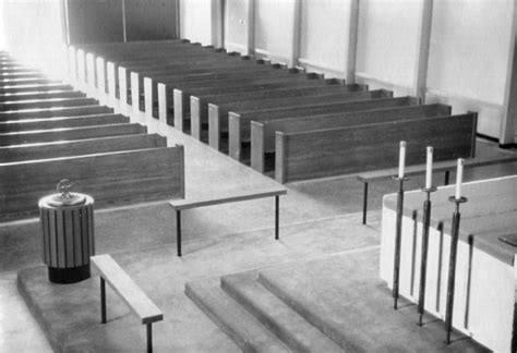 Vintage Photo of Mid Century Modern Church Interior, 1960's Original Found Photo, Vernacular ...