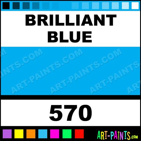 Brilliant Blue Artist Acrylic Paints - 570 - Brilliant Blue Paint, Brilliant Blue Color ...