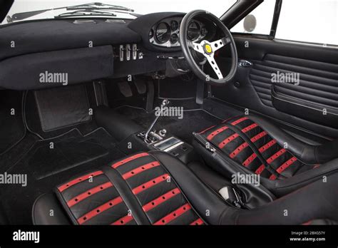 Ferrari Dino 246 GTS interior Stock Photo - Alamy