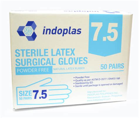 Indoplas Powder Free Surgical Gloves - Rusann Marketing Corporation