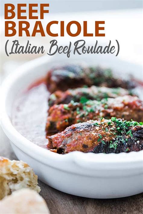 Beef Braciole Recipe - This delicious recipe for Italian Beef Roulades ...