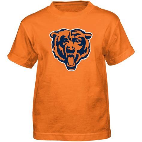 Preschool Orange Chicago Bears Team Logo Short Sleeve T-Shirt