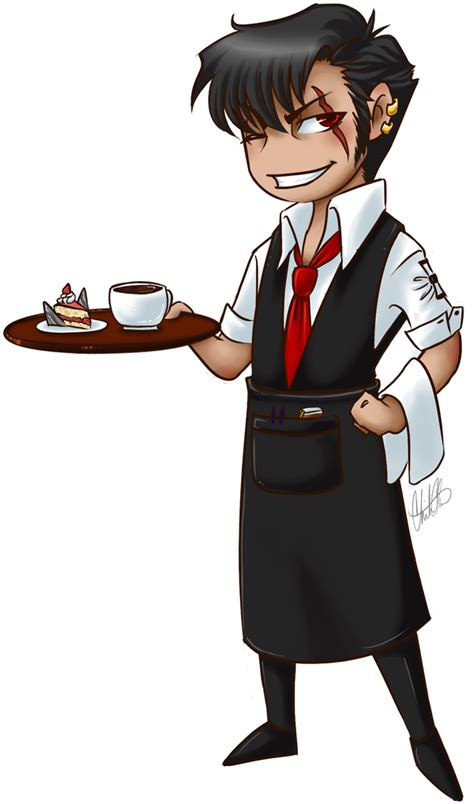 Chibi Waiter by Gomeric85 on DeviantArt